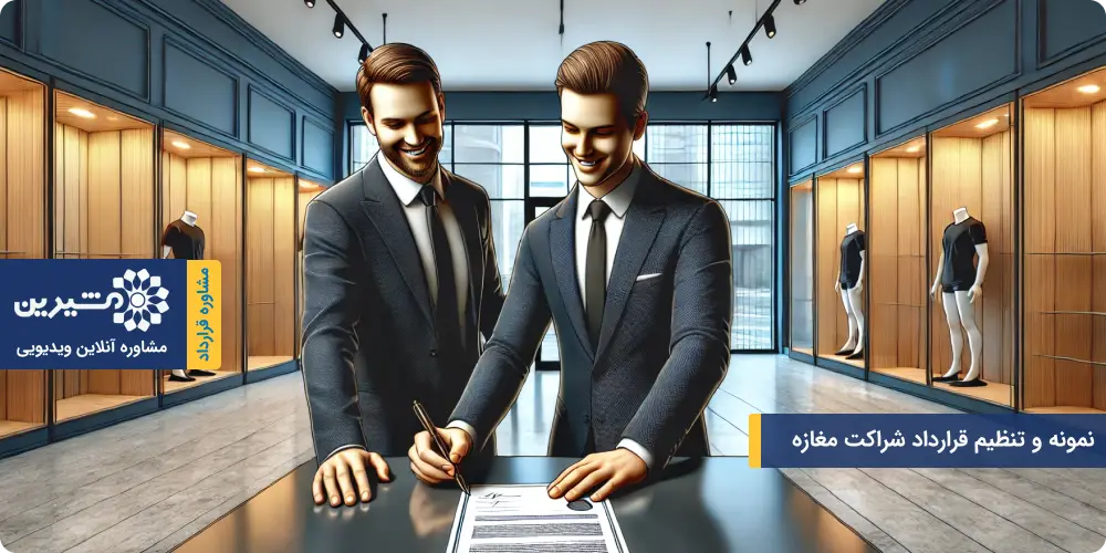 نمونه قرارداد شراکت مغازه برای تنظیم توافقات مالی و حقوقی