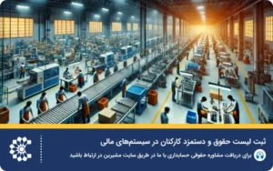 ثبت لیست حقوق و دستمزد در حسابداری