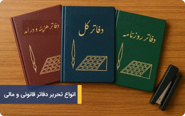 انواع تحریر دفاتر قانونی و مالی 