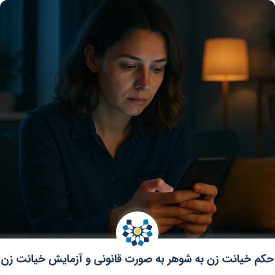 حکم خیانت زن به شوهر به صورت قانونی و آزمایش خیانت زن