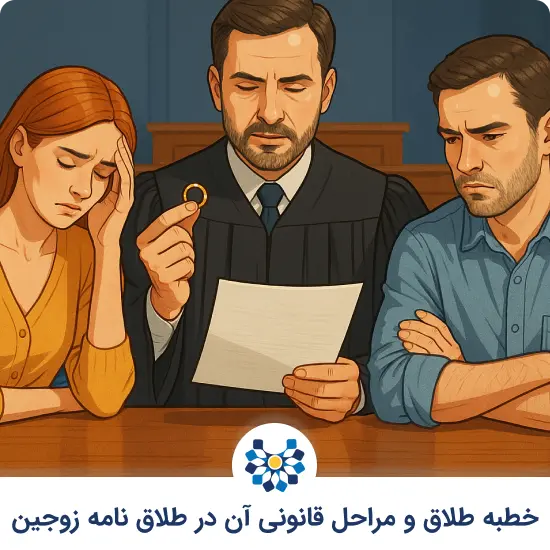 خطبه طلاق و مراحل قانونی آن در طلاق نامه زوجین