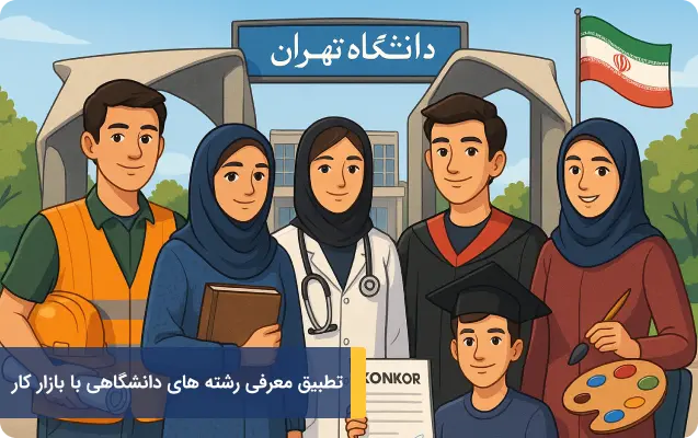 تطبیق معرفی رشته های دانشگاهی با بازار کار