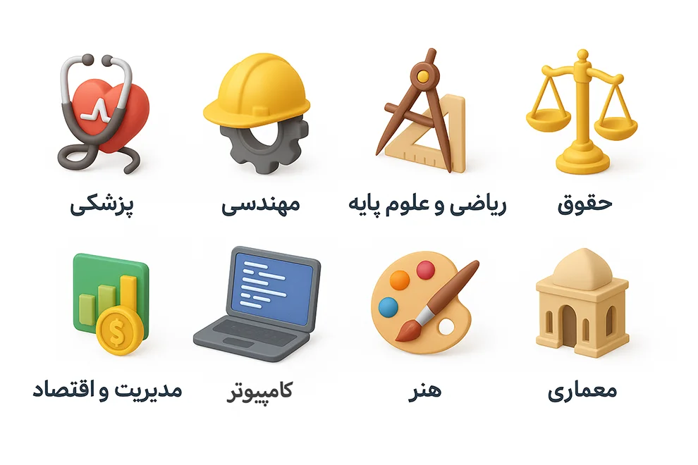 معرفی پرطرفدارترین و بهترین رشته های دانشگاهی