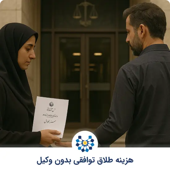 هزینه طلاق توافقی بدون وکیل