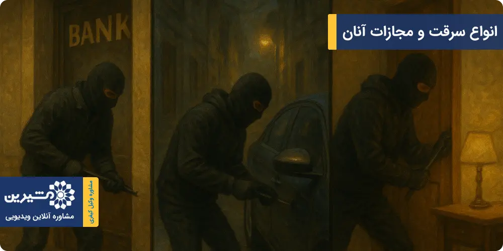 انواع سرقت و مجازات آنان