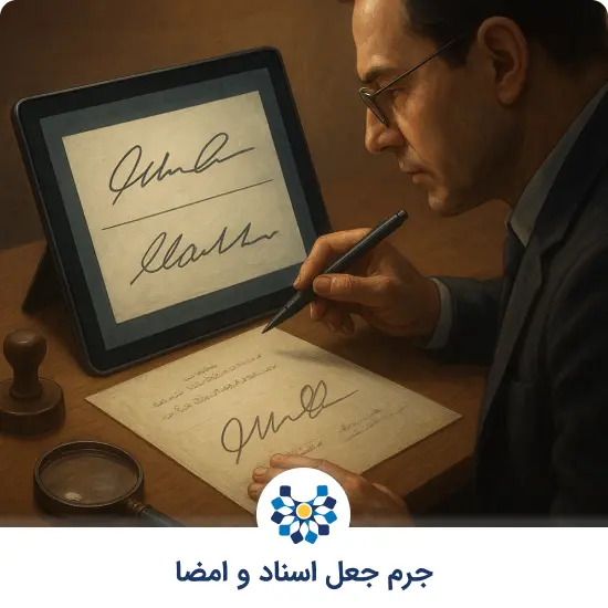 جرم جعل اسناد و امضا از نظر قانون