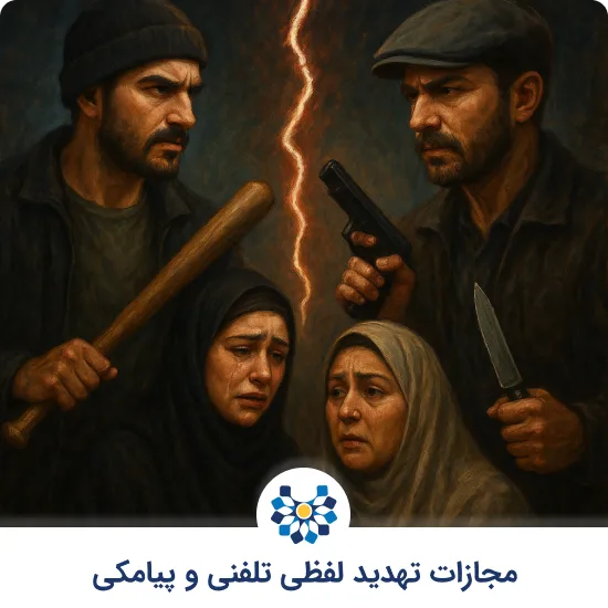 مجازات تهدید لفظی تلفنی و پیامکی