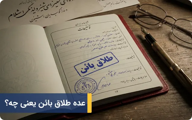 عده طلاق بائن یعنی چه؟