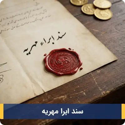 سند ابرا مهریه