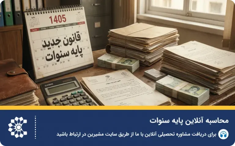 محاسبه آنلاین حق سنوات و پایه سنوات ۱۴۰۴