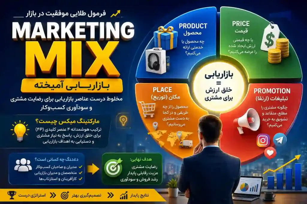 امیخته بازاریابی را توضیح دهید