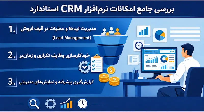 بررسی جامع امکانات نرمافزار CRM