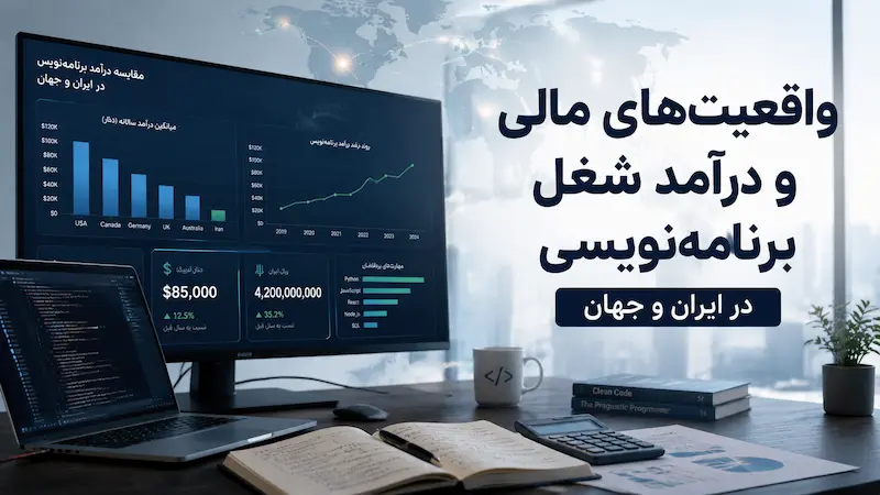 واقعیتهای مالی و درآمد شغل برنامه نویسی در ایران و جهان