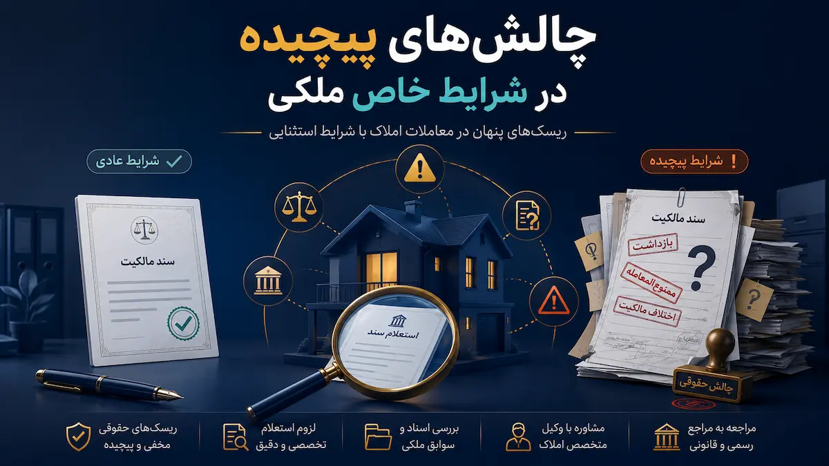 چالشهای پیچیده حقوقی در استعلام سند ملک
