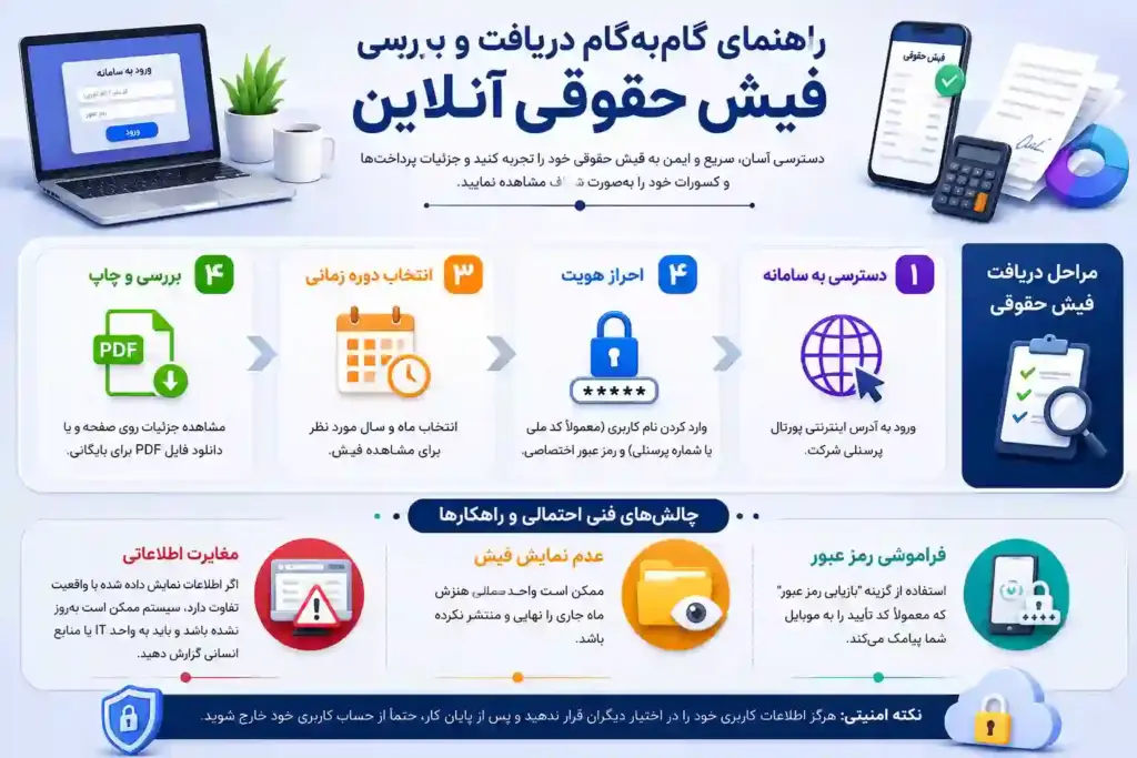 دریافت فیش حقوقی انلاین