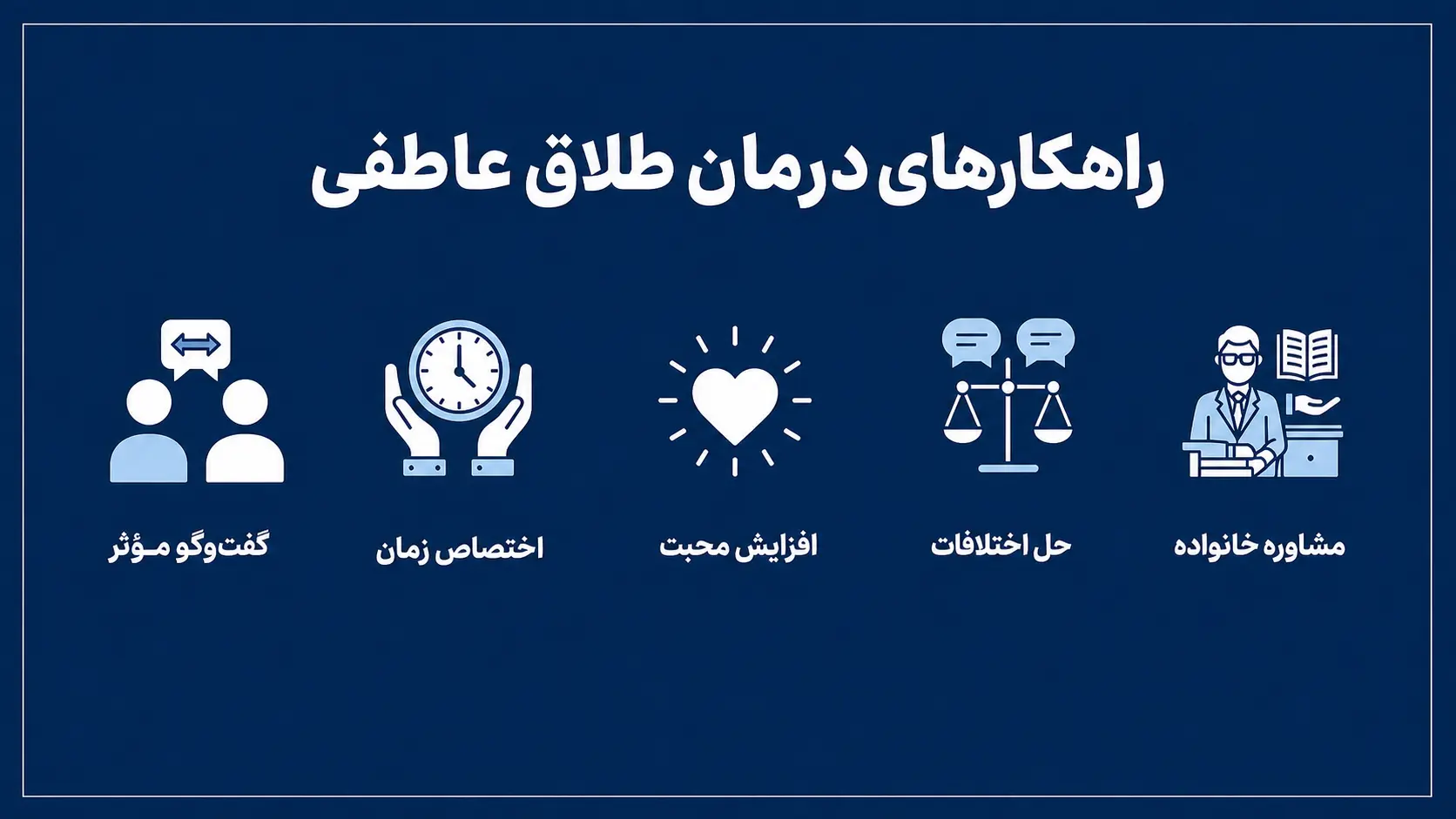 راهکارهای قطعی درمان طلاق عاطفی
