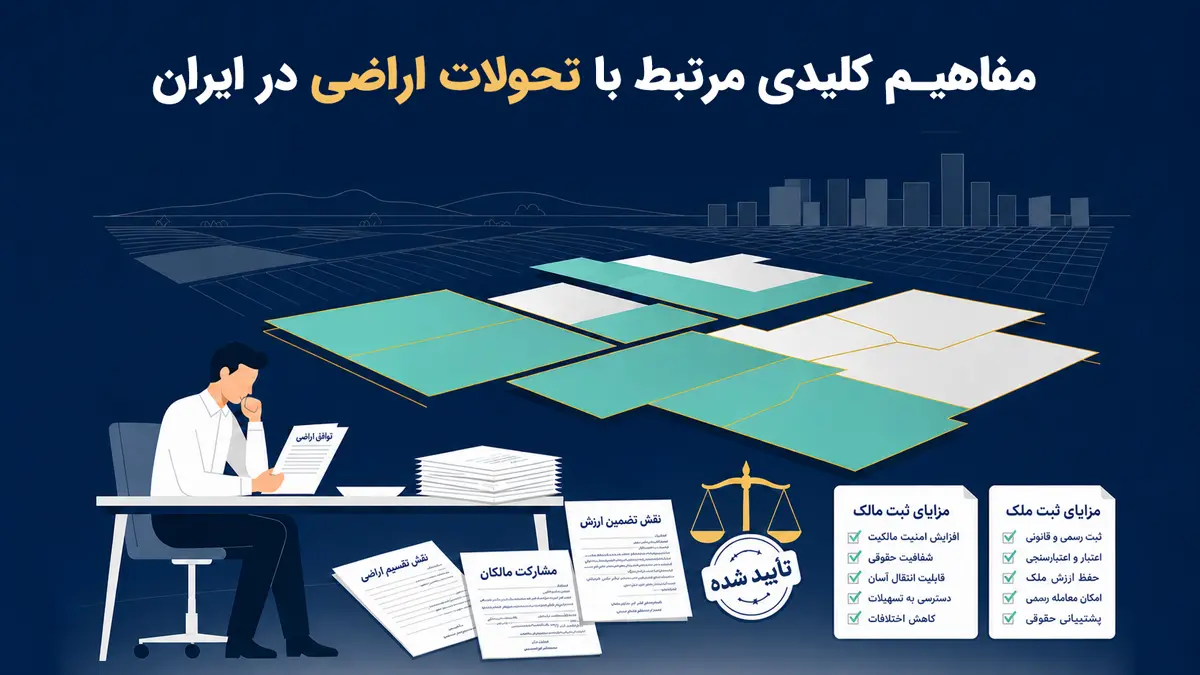مفاهیم کلیدی مرتبط با تحولات اراضی و تغییر کاربری بنیاد مسکن