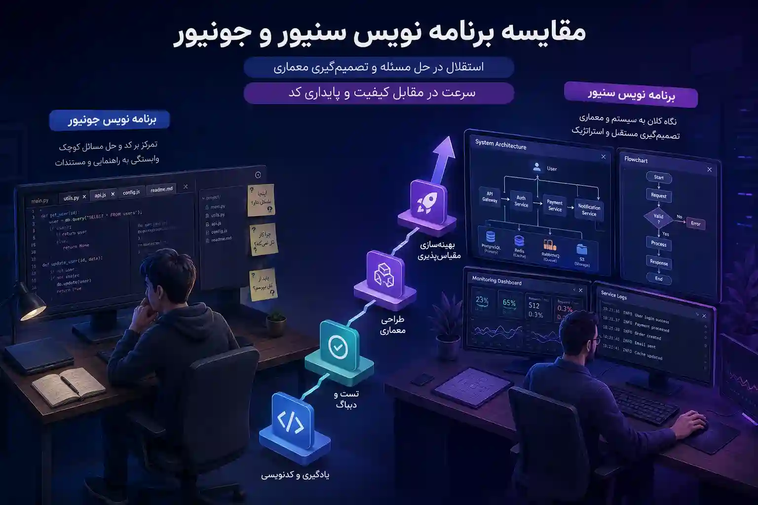 برنامه نویس سنیور و جونیور