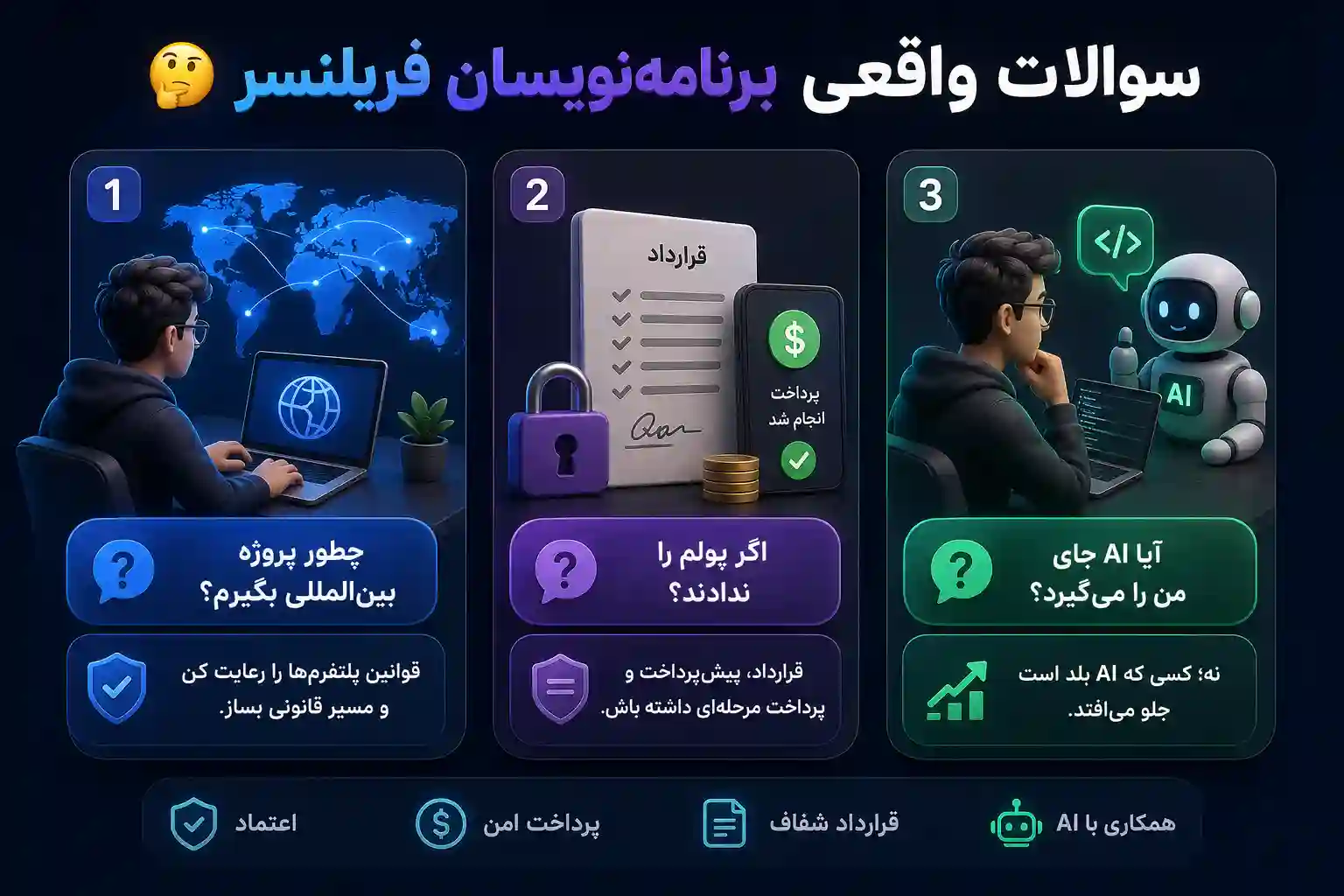 درامد برنامه نویس فریلنسر