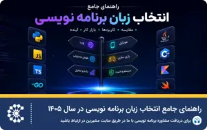 راهنمای جامع انتخاب زبان برنامه نویسی در سال ۱۴۰۵